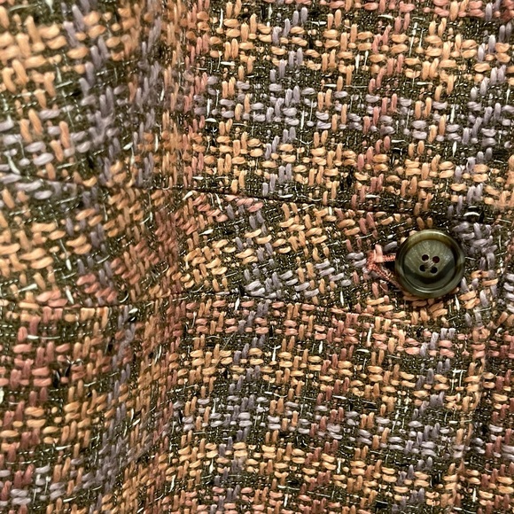 Avenue Multicolor Tweed Blazer - Picture 4 of 6